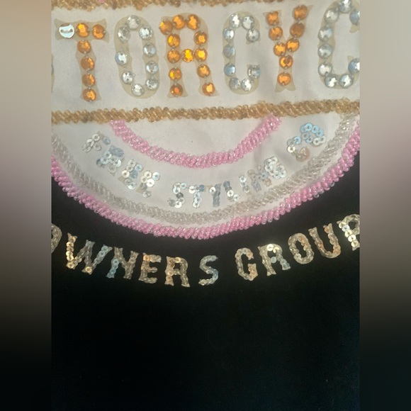 Free For Humanity Y2K Bling T-Shirt Motorcycle Size 2 Medium - Picture 6 of 8